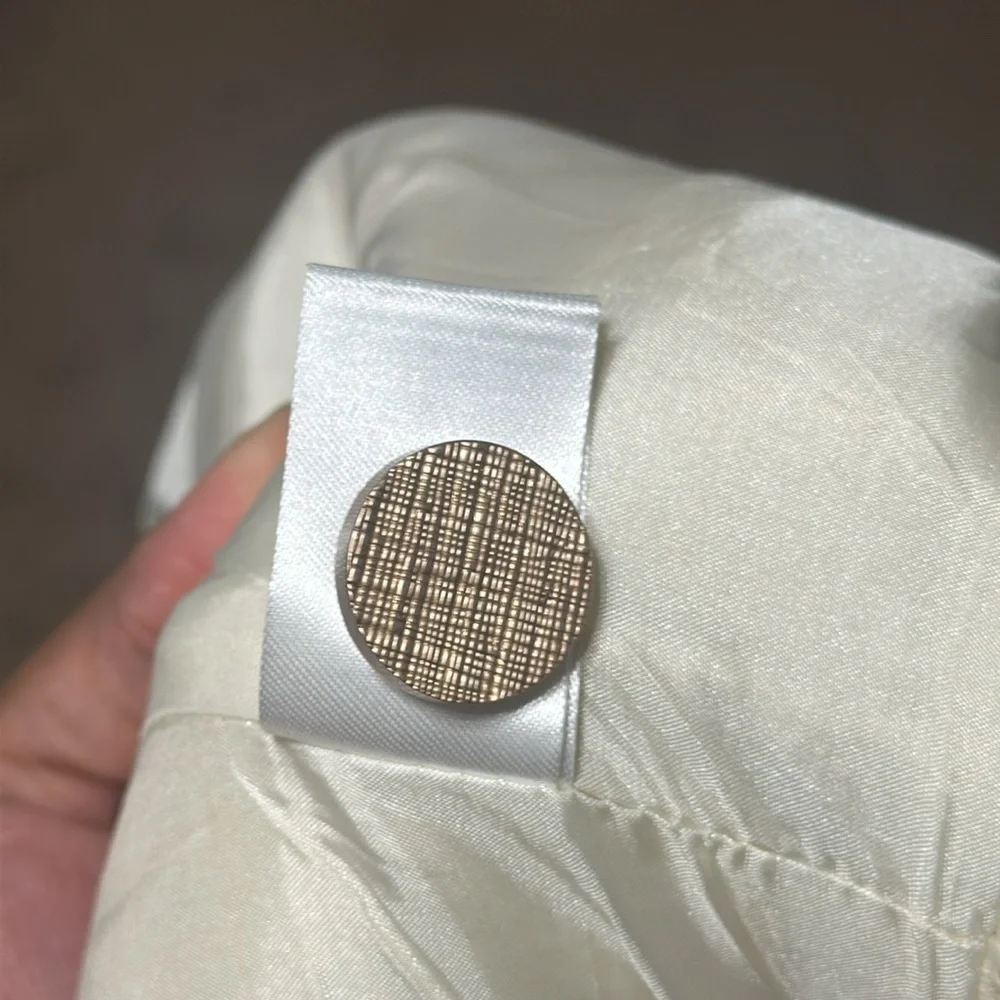 LULUS Prim and Proper Cream Tweed Jacket Size L
